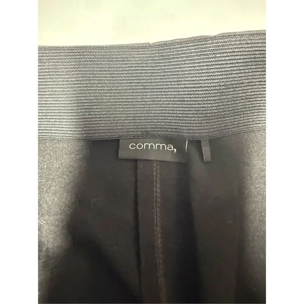 NWT Comma, Women’s Faux Leather Leggings Chocolate PullOn Size 12 European Brand - Picture 13 of 13